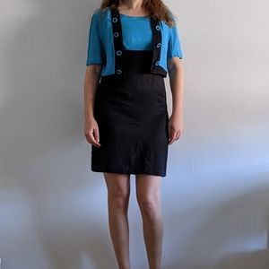 1980's Colour Block Dress Set